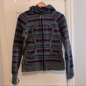 Lululemon Poncho Stripe Scuba Hoodie
